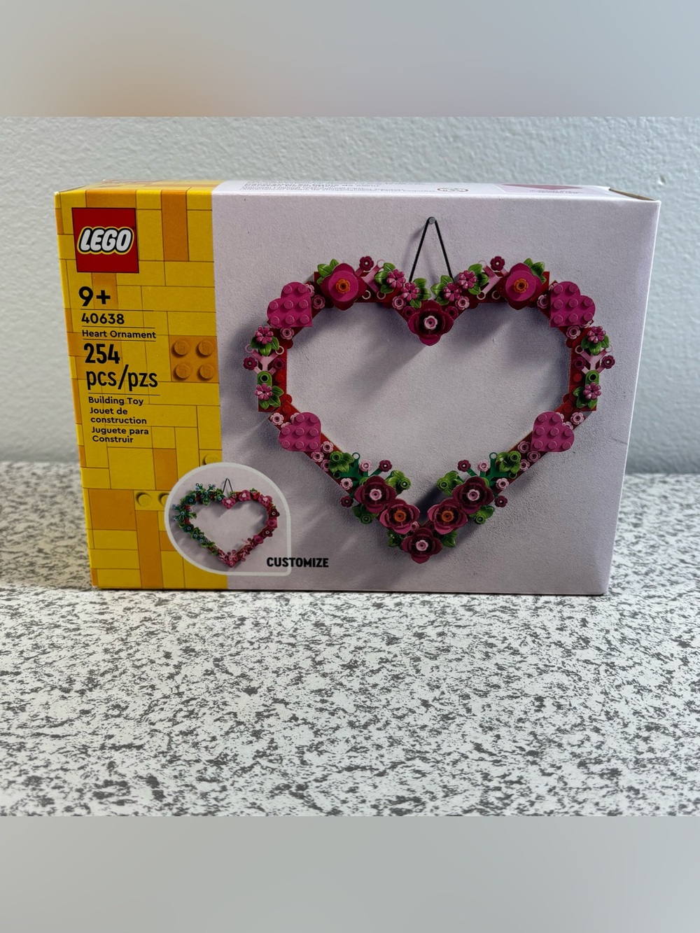 LEGO 40638 Heart Ornament Set Kit Brand New Sealed